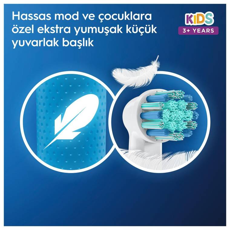 Oral-B D100 Vitality Frozen Özel Seri Çocuklar İçin Şarj Edilebilir Diş Fırçası