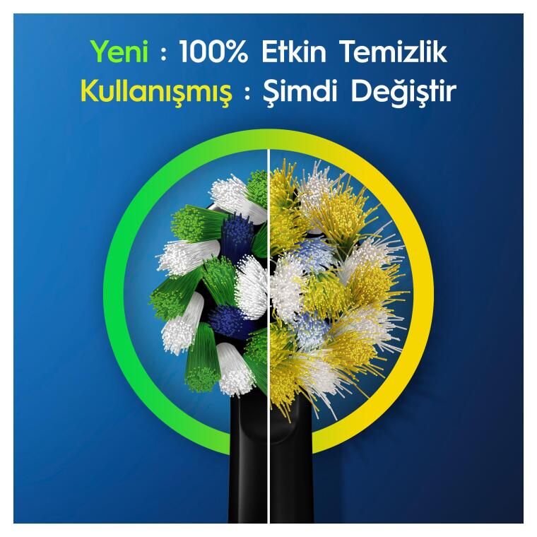 Oral-B D103 Vitality Pro Cross Action Şarjlı Diş Fırçası 2'li Avantaj Paketi - Siyah / Lila