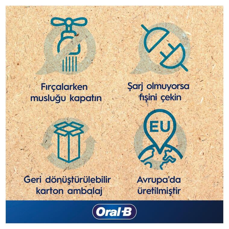 Oral-B D103 Vitality Pro Cross Action Şarjlı Diş Fırçası - Lila