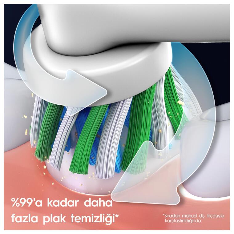 Oral-B D103 Vitality Pro Cross Action Şarjlı Diş Fırçası - Mavi