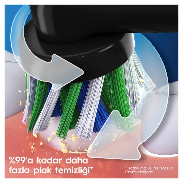 Oral-B D103 Vitality Pro Protect x Clean Şarjlı Diş Fırçası - Siyah