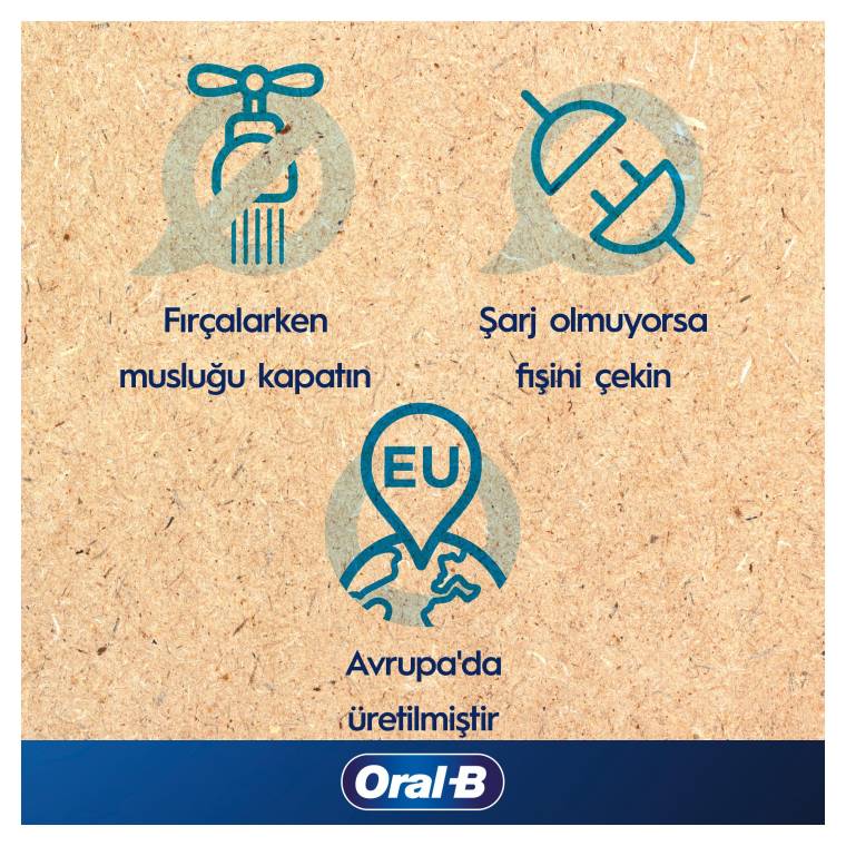 Oral-B D103 Vitality Pro Protect x Clean Şarjlı Diş Fırçası - Siyah