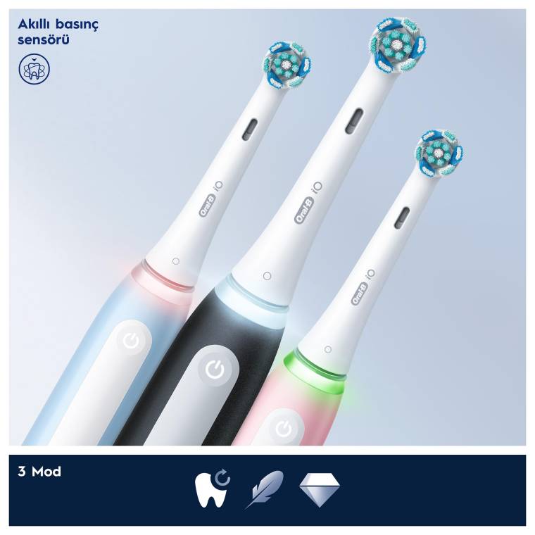 Oral-B iO 3 Şarjlı Diş Fırçası - Mavi