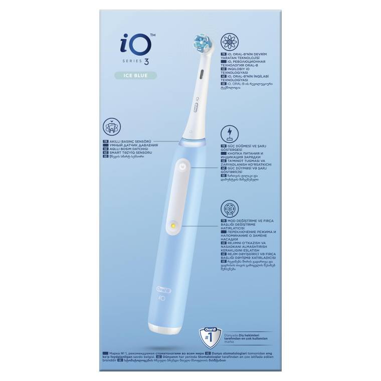 Oral-B iO 3 Şarjlı Diş Fırçası - Mavi