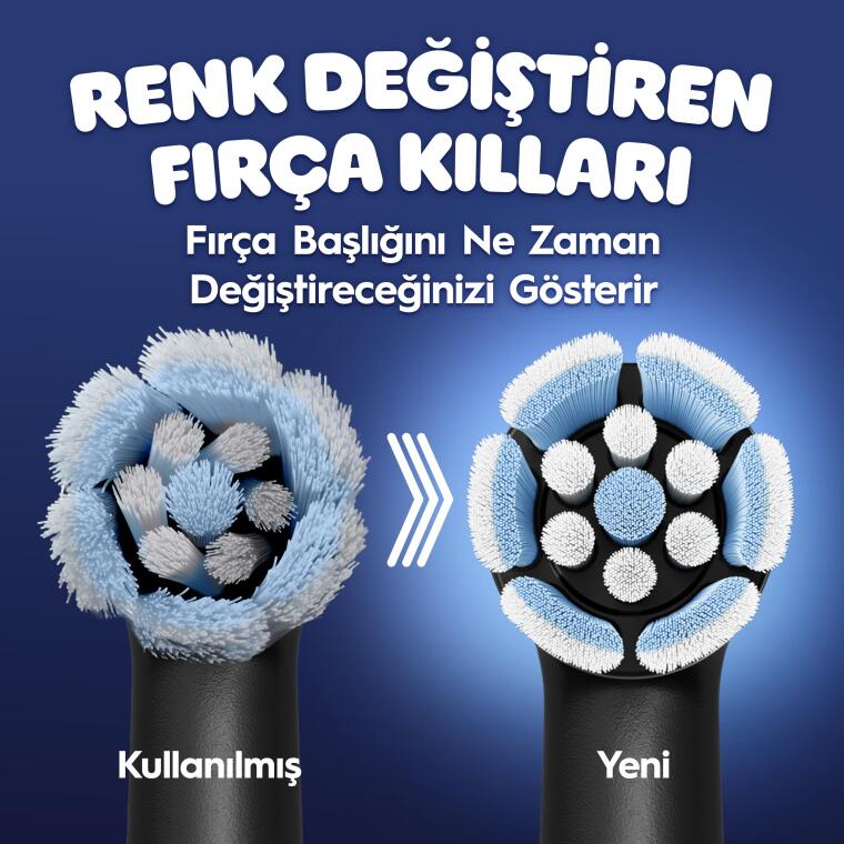 Oral-B iO Çocuk 6+ Marvel Spider Şarjlı Diş Fırçası Yedek Başlığı 4 Adet