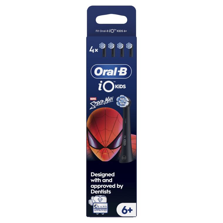 Oral-B iO Çocuk 6+ Marvel Spider Şarjlı Diş Fırçası Yedek Başlığı 4 Adet