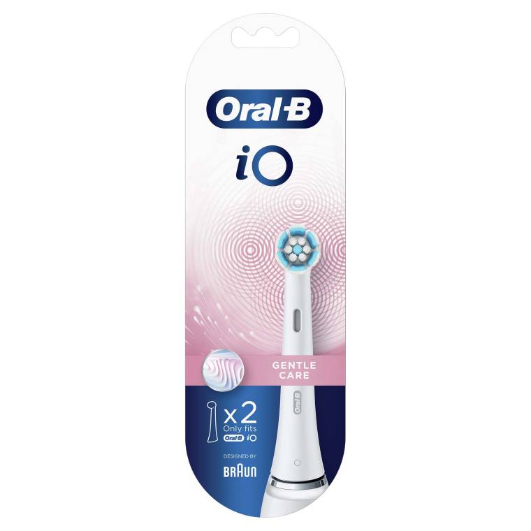 Oral-B iO Gentle Care Beyaz Diş Fırçası Yedek Başlığı 2 Adet