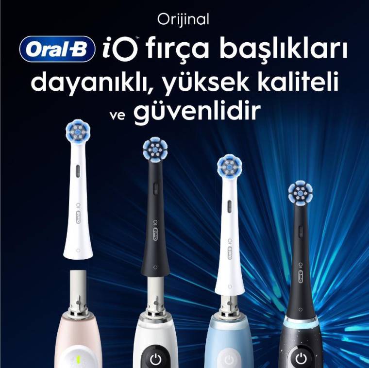 Oral-B iO Gentle Care Beyaz Diş Fırçası Yedek Başlığı 4 Adet