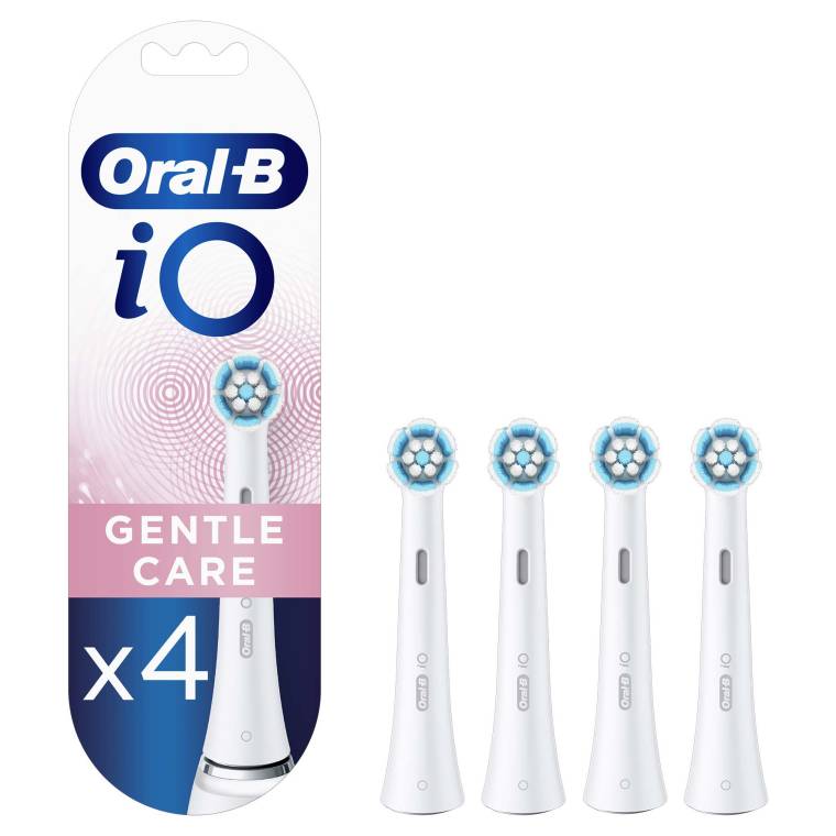 Oral-B iO Gentle Care Beyaz Diş Fırçası Yedek Başlığı 4 Adet