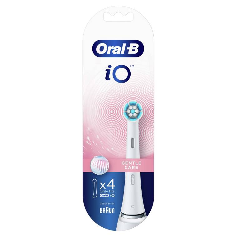 Oral-B iO Gentle Care Beyaz Diş Fırçası Yedek Başlığı 4 Adet