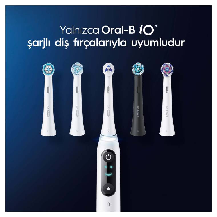 Oral-B iO Specialised Clean Beyaz Diş Fırçası Yedek Başlığı 2 Adet