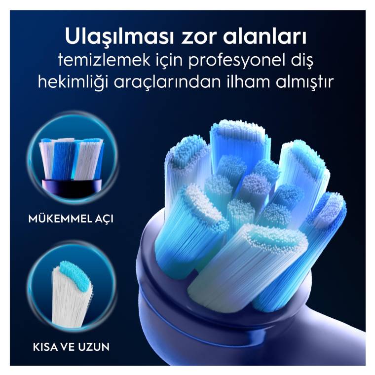 Oral-B iO Ultimate Clean Beyaz Diş Fırçası Yedek Başlığı 2 Adet