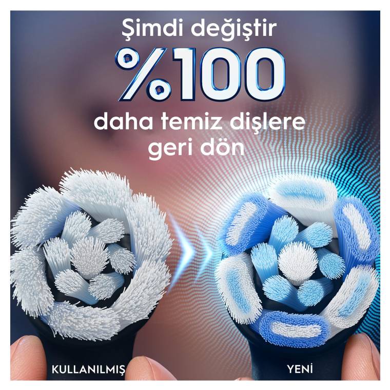 Oral-B iO Ultimate Clean Siyah Diş Fırçası Yedek Başlığı 2 Adet