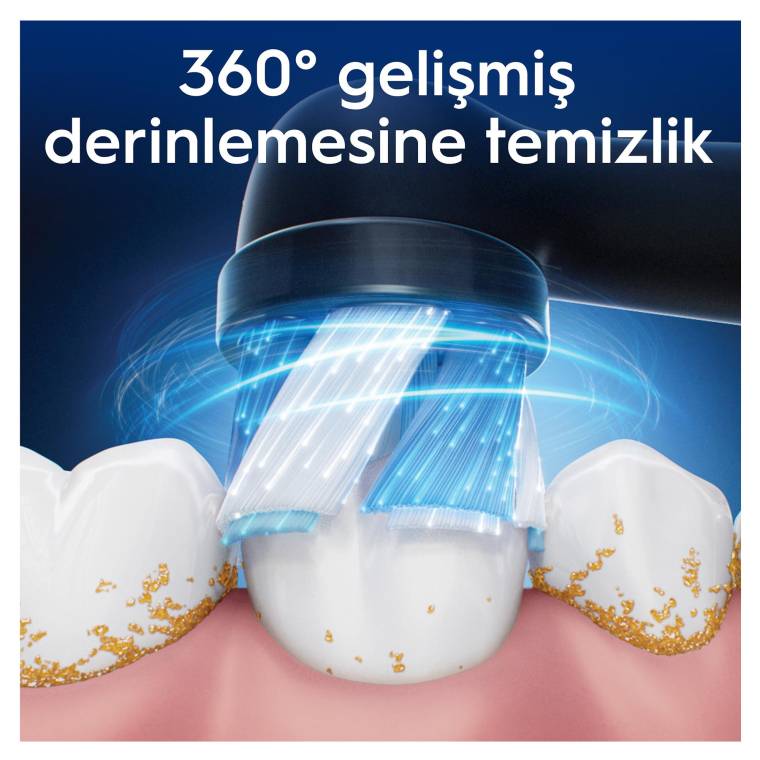 Oral-B iO Ultimate Clean Siyah Diş Fırçası Yedek Başlığı 2 Adet