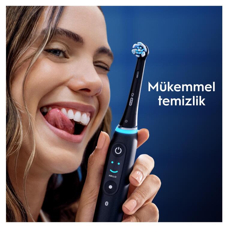 Oral-B iO Ultimate Clean Siyah Diş Fırçası Yedek Başlığı 4 Adet
