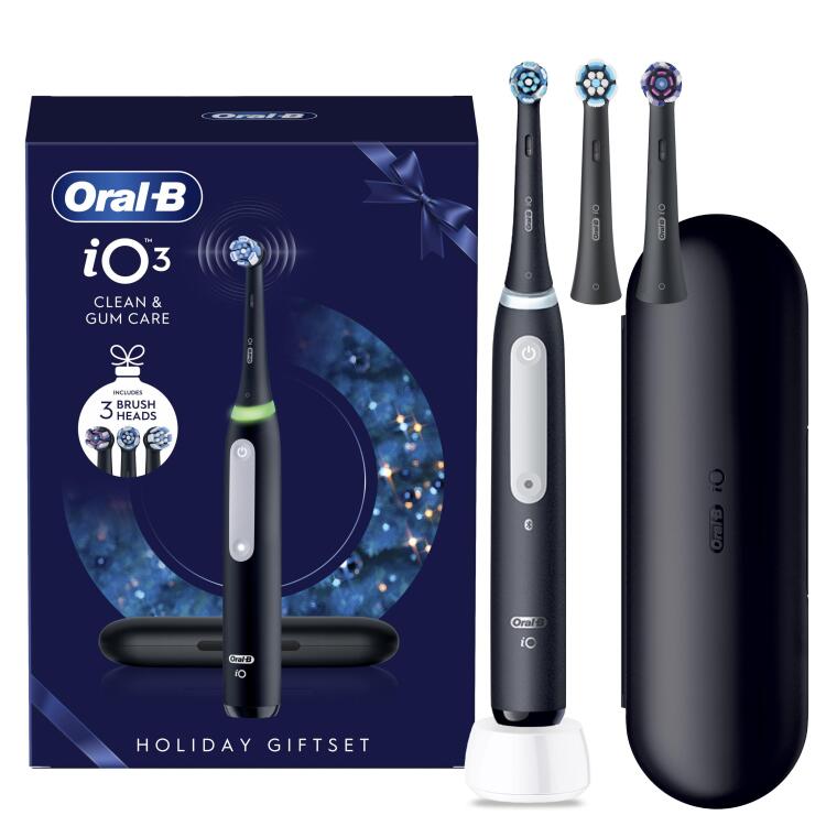 Oral-B iO3 Şarjlı Diş Fırçası ve 3’lü Yedek Başlık Holiday Edition