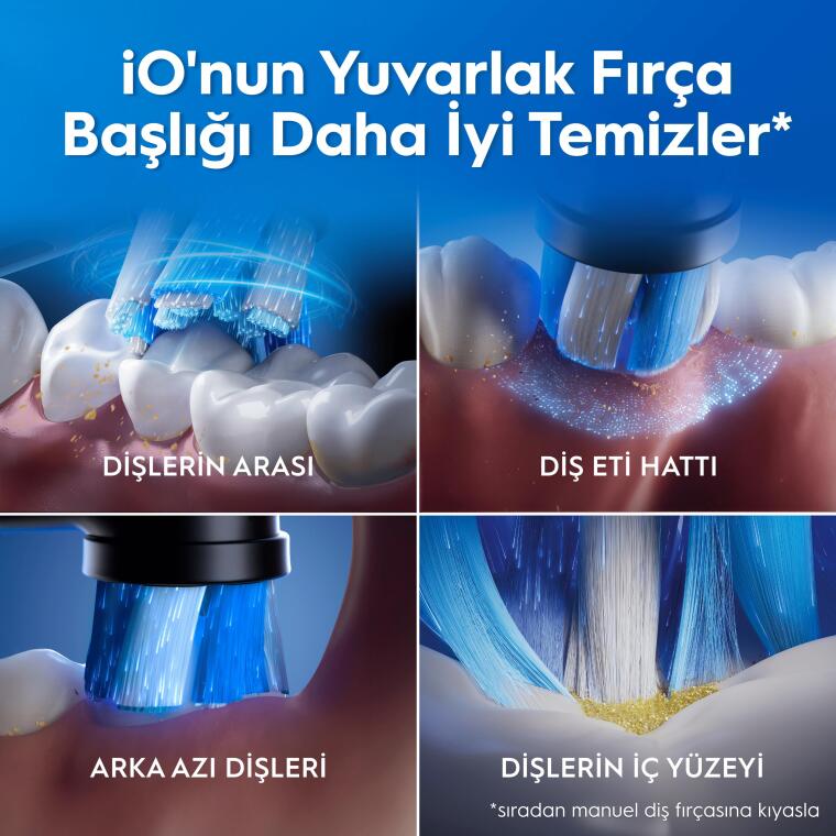 Oral-B iO3 Şarjlı Diş Fırçası ve 3’lü Yedek Başlık Holiday Edition