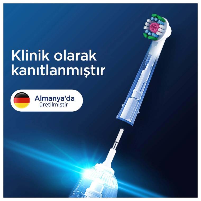 Oral-B Pro 3D White X-Filament Şarjlı Diş Fırçası Yedek Başlığı 2 Adet