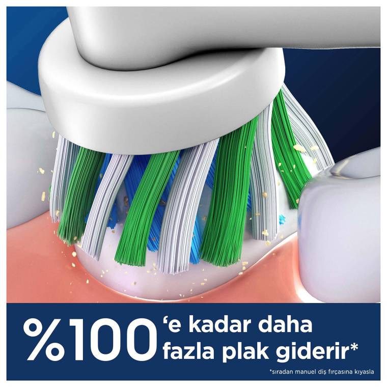 Oral-B Pro Cross Action 9'lu Diş Fırçası Yedek Başlığı EB50