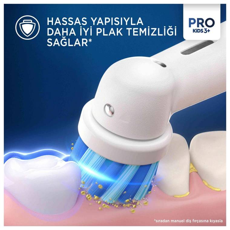 Oral-B Pro Kids Frozen Şarjlı Diş Fırçası Yedek Başlığı 2 Adet
