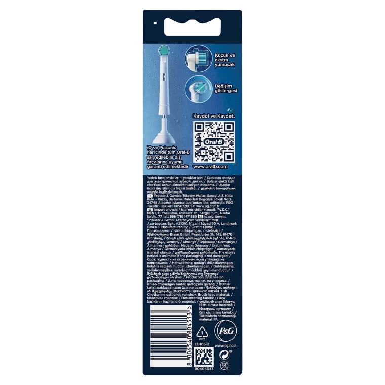 Oral-B Pro Kids Frozen Şarjlı Diş Fırçası Yedek Başlığı 2 Adet
