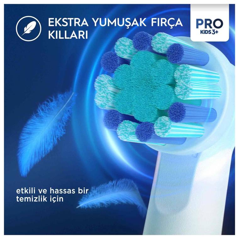 Oral-B Pro Kids Spiderman Şarjlı Diş Fırçası Yedek Başlığı 2 Adet
