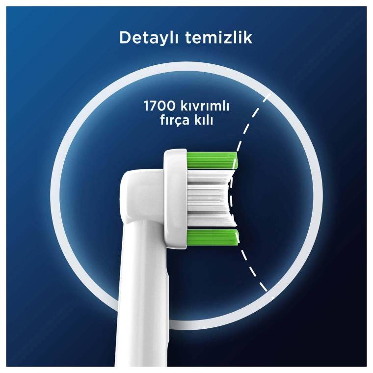 Oral-B Pro Precision Clean X-Filament Şarjlı Diş Fırçası Yedek Başlığı 4 Adet