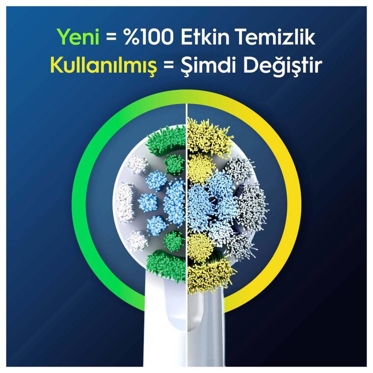 Oral-B Pro Precision Clean X-Filament Şarjlı Diş Fırçası Yedek Başlığı 4 Adet