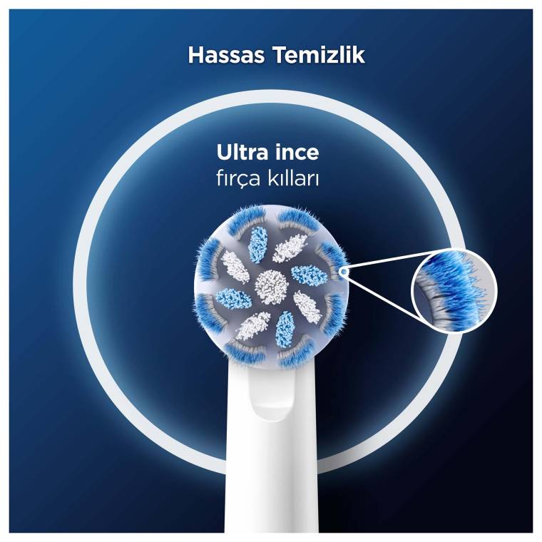 Oral-B Pro Sensitive Clean 6'lı Diş Fırçası Yedek Başlığı EB60
