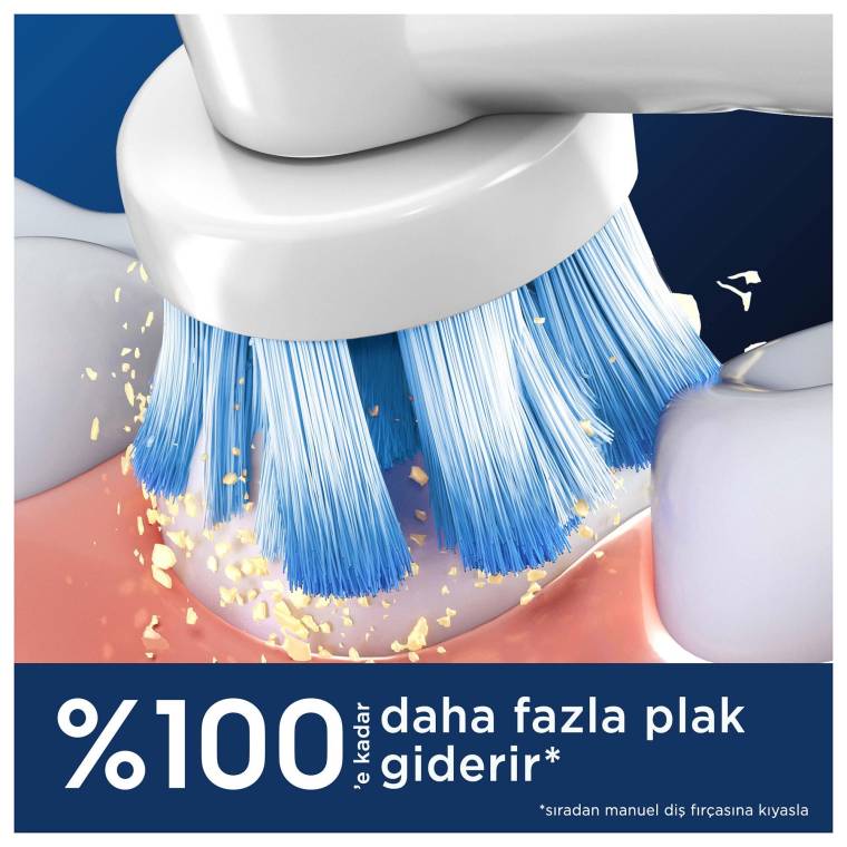 Oral-B Pro Sensitive Clean X-Filament Şarjlı Diş Fırçası Yedek Başlığı 4 Adet