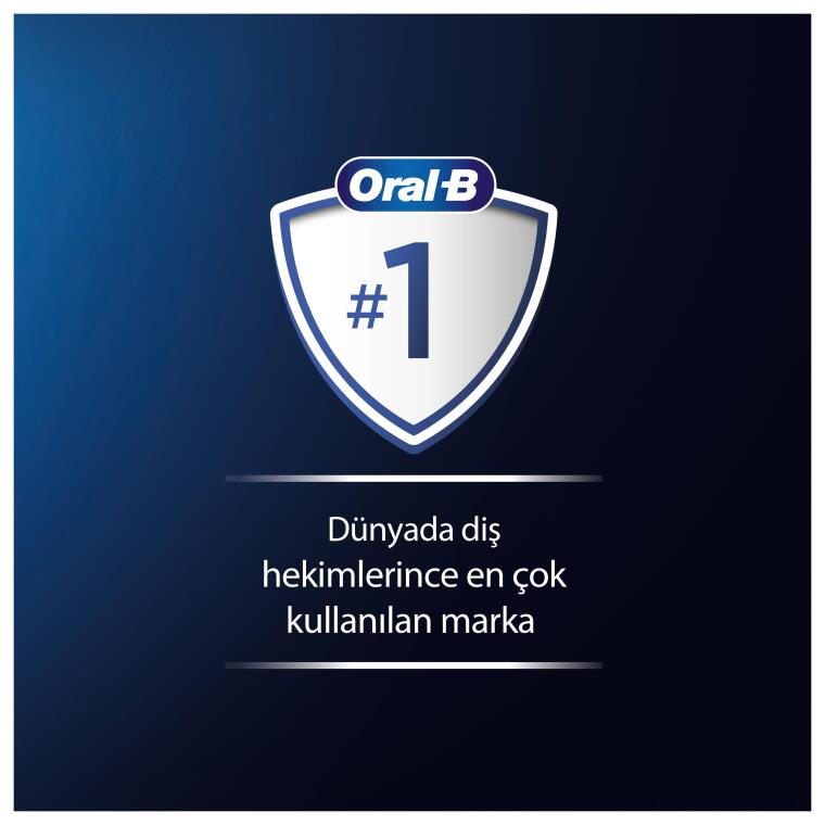 Oral-B Pro Series 1 İkili Paket, Siyah ve Mavi Şarjlı Diş Fırçaları