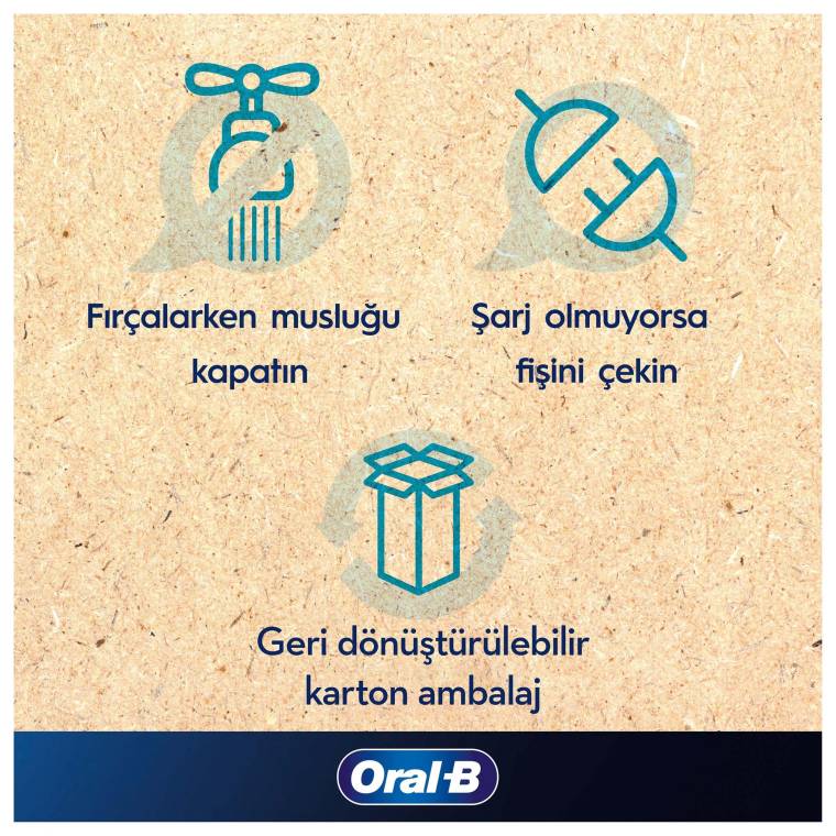 Oral-B Pro Series 1 Şarjlı Diş Fırçası Mavi + Seyahat Kabı