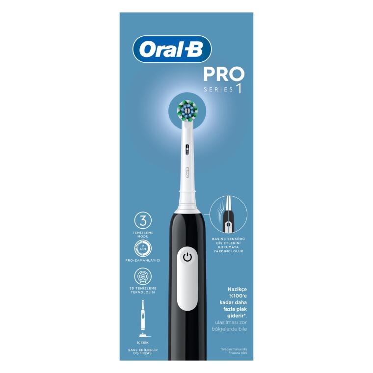Oral-B Pro Series 1 Şarjlı Diş Fırçası - Siyah