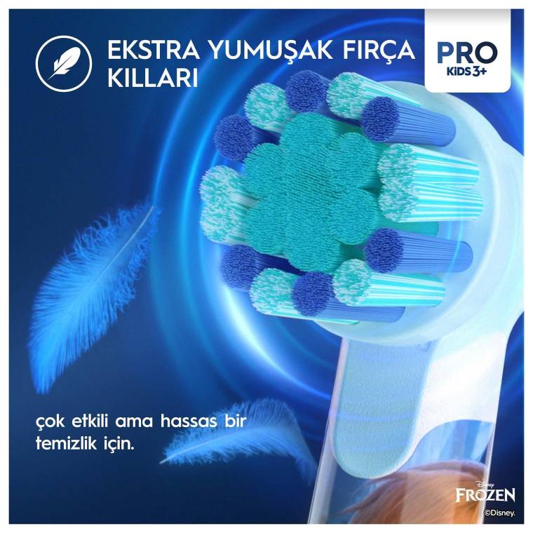 Oral-B Vitality Pro Frozen Özel Seri Çocuklar İçin Şarj Edilebilir Diş Fırçası