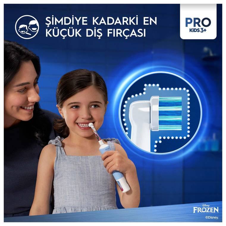 Oral-B Vitality Pro Frozen Özel Seri Çocuklar İçin Şarj Edilebilir Diş Fırçası