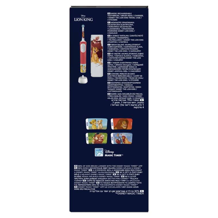 Oral-B Vitality Pro Lion King Özel Seri Çocuklar İçin Şarj Edilebilir Diş Fırçası