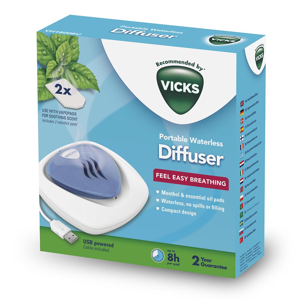 Vicks VH1800EU Taşınabilir Susuz Difüzör